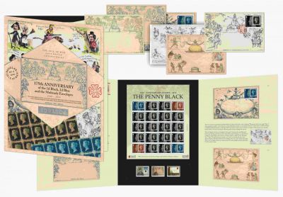 Isle of Man Post Office releases limited edition Penny Black Mulready collectible