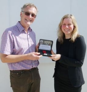 Commemorative medallion donated to the Manx Aviation & Military Museum for forthcoming WWI exhibition