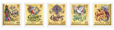 Five festive stamps released on 250th anniversary of the first prayer book published in Manx Gaelic