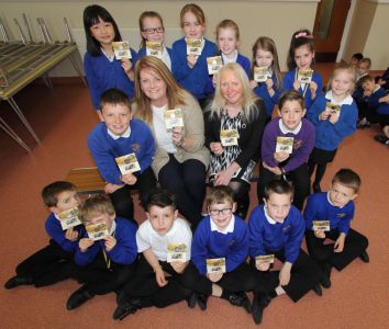 House of Keys coin pack presentations at Onchan and Ashley Hill Primary Schools