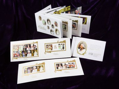 Isle of Man Post Office prestige booklet celebrating long reign of HM Queen Elizabeth II 