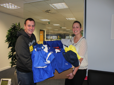 Football kit supplies sent to South Africa