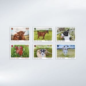 Isle of Man Post Office launches Manx Farm Animals stamp issue