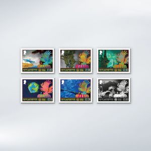 Isle of Man Stamps & Coins Celebrates Rick Wakeman with a Landmark Six-Stamp Collection Featuring the Visionary Artwork of Roger Dean