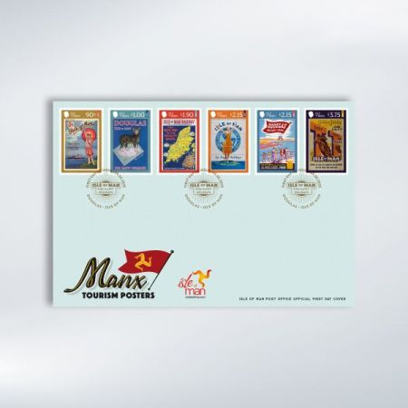 Manx Tourism Posters First Day Cover