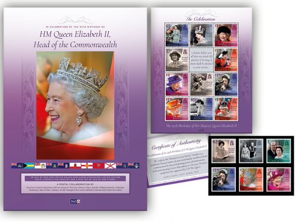 Devoted To Your Service Joint Sheetlet & Isle of Man Stamp Collection
