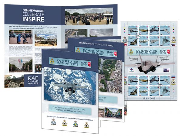 100 Years of the Royal Air Force - Special Flypast Commemorative Sheetlet