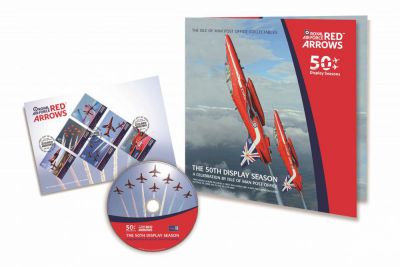 Isle of Man Post Office creates unique celebration of the RAF Red Arrows’ 50th Display Season