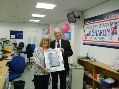 Sharon Maddrell calls it a day after 40 years of service