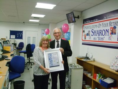 Sharon Maddrell calls it a day after 40 years of service