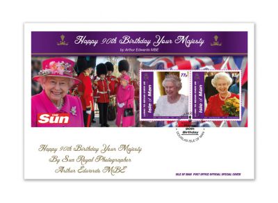  Isle of Man Post Office releases exclusive stamp collectables to mark Queen's 90th birthday
