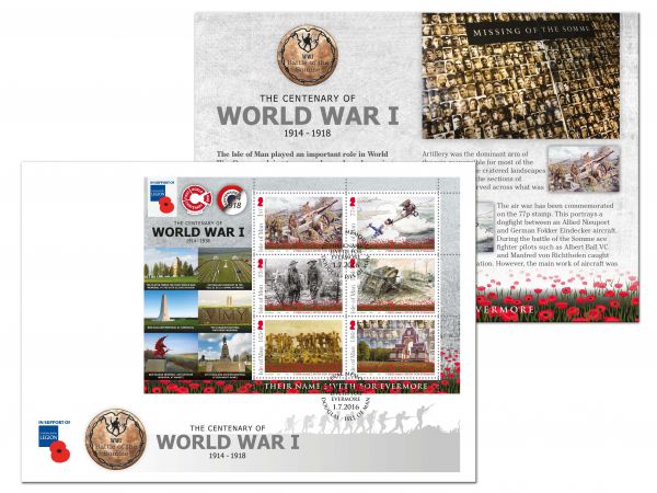 The Centenary of the Battle of the Somme Memorials Commemorative Envelope