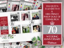 HM Queen & HRH Prince Philip Platinum Anniversary 