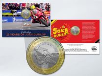 Isle of Man 25 Years of Joey Dunlop £2 Coin