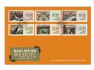 Manx Winter Wildlife Self Adhesive First Day Cover